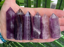 Load image into Gallery viewer, Pink Fluorite Towers
