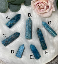 Load image into Gallery viewer, Blue Apatite Crystal Towers
