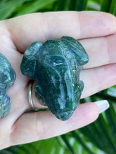Load image into Gallery viewer, Moss Agate Frogs
