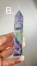 Load image into Gallery viewer, Rainbow Fluorite Crystal towers
